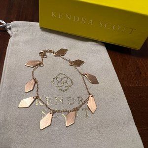 NWOT Kendra Scott Pike Bracelet in Rose Gold